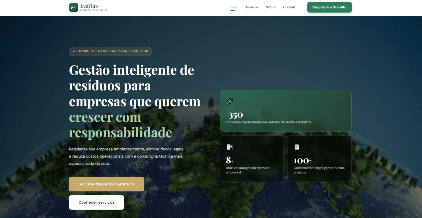 Site empresarial