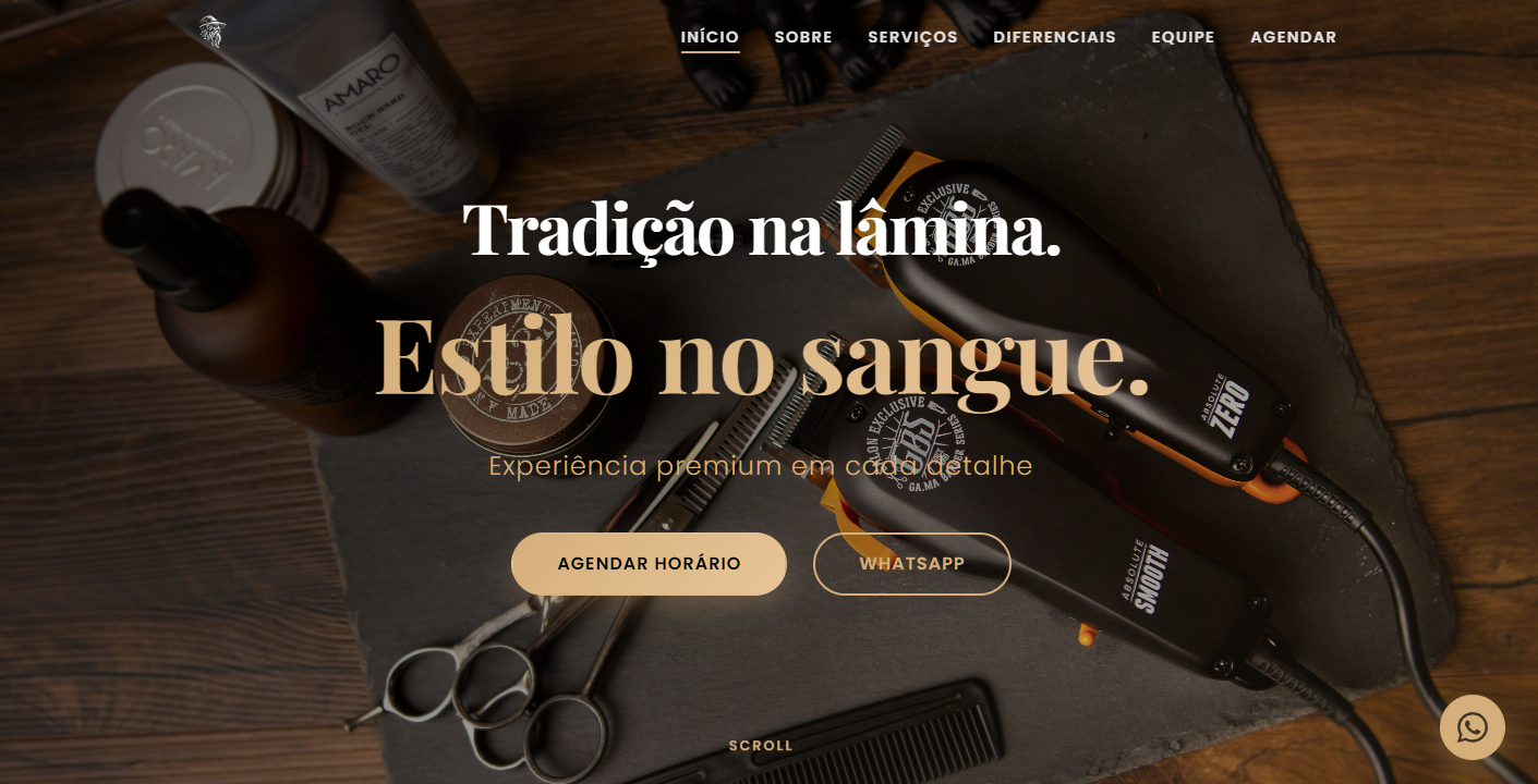 Template de Barbearia